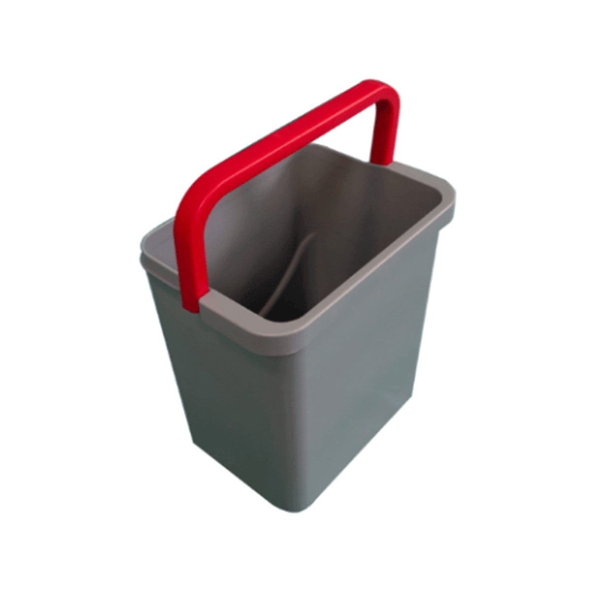 Balde com Alça Vermelha 5L Kunber